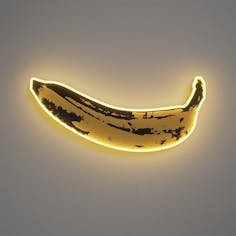 LED Neon Andy Warhol Banana　アンディ・ウォーホル　LEDネオンサイン